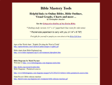 Tablet Screenshot of biblemasterytools.com